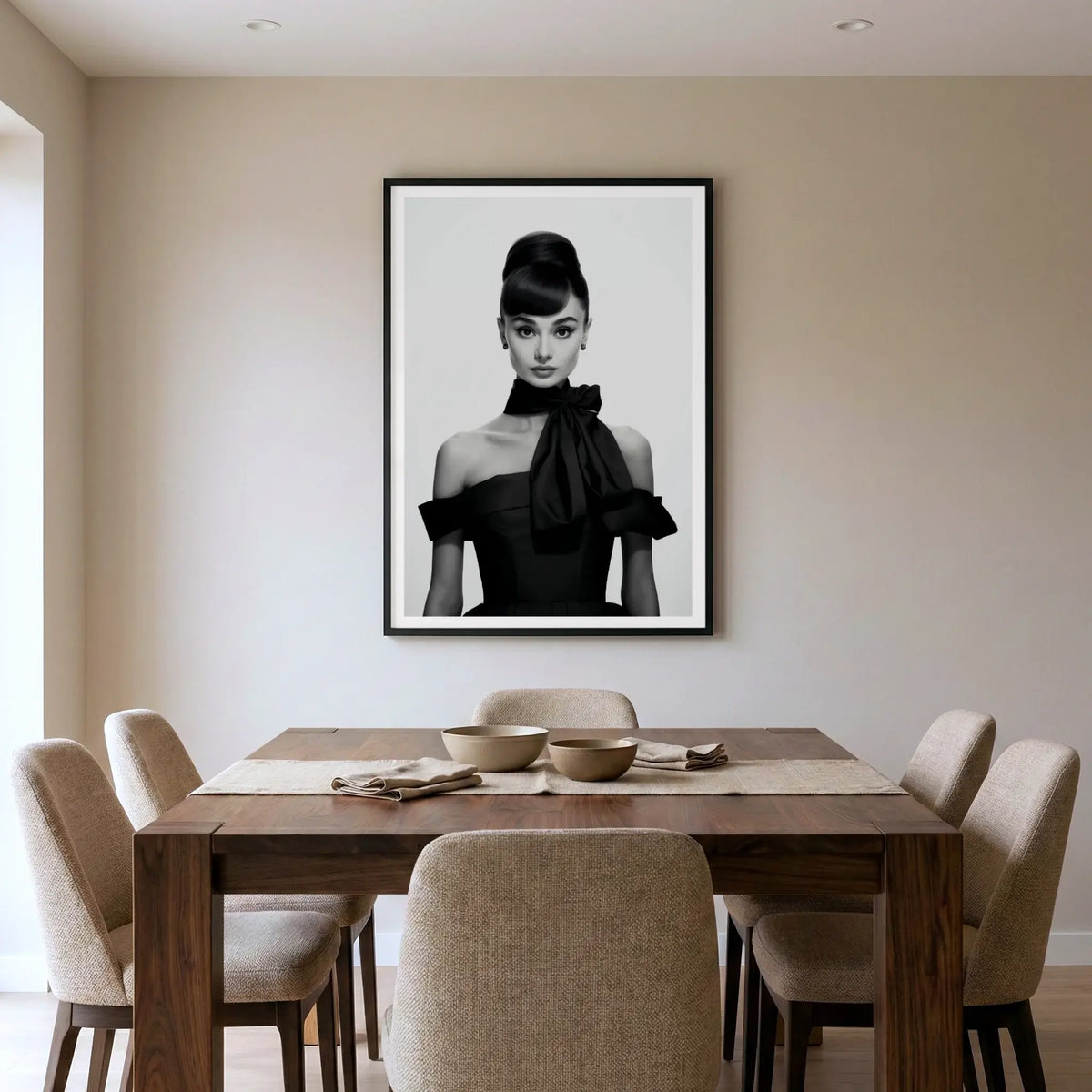 Breakfast at Tiffany's Audrey Hepburn Art Print | Blanc Studio